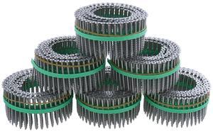 MURO® #8 x 2-1/2" Twinfast Coarse Thread Bugle Head #2 Square Drive T17 Sharp Point Screw Tip, Stainless Steel (Type 305) Coating- Coil 1800 pc for Wood to Wood