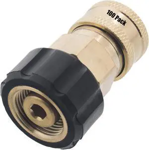 100 Erie Tools Pressure Washer 3/8in. Female NPT to M22 Quick Connect Socket Coupler 14 mm