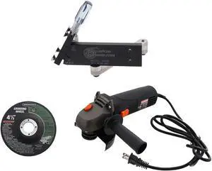 All American Sharpener 5000 Lawn Mower Blade Sharpener Kit for Standard and Mulching Lawn Mower Blades with Angle Grinder and Wheel