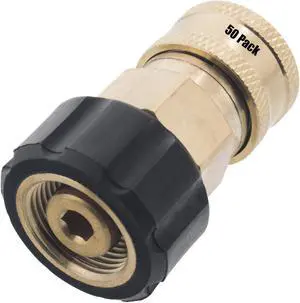 50 Erie Tools Pressure Washer 3/8in. Female NPT to M22 Quick Connect Socket Coupler 14 mm