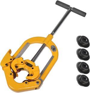 Steel Dragon Tools® H4 Hinged 4-Wheel 2in.-4in. Pipe Cutter with Set of 4 Reed® 03504 Cutter Wheels for Steel and Stainless Steel Pipe