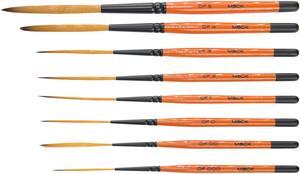 Andrew Mack Drag'n Fly By Ted Turner 8 Brush Set Series DF Sizes 0000-5