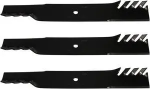 USA Mower Blades (6) AYP498BP High Lift Blade Fits AYP® Craftsman® 127843 134149 127843 138498 532127843 Length 21 in. Width 2 1/4 in. Thickness .150 in. Center Hole 5 PT ST 42 in. Deck