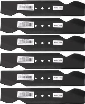 Erie Outdoor Power Equipment (6) Notched Blade fits MTD® 742-0487 742-0487A 942-0487A 32-inch Deck