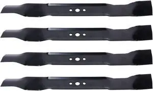 4 USA Mower Blades AYP486BP Mulching Blade Fits AYP® Craftsman® 165833B 176135 594893001 532406706 406712X431 Length 21in. Width 2-1/4in. Thickness .134in. Center Hole 5/8in. 21in. Deck