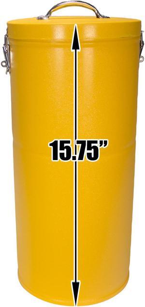 Replacement Yellow Canister for Steel Dragon Tools® K50 Drain Cleaning Machine will hold A17 Drum, Cutters, Augers