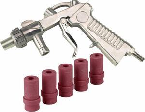 Dragway Tools Blast Media Gun & (5) 7MM Nozzles for 25 60 90 Sandblast Cabinet