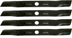 4 USA Mower Blades BD18BP Low Lift Mulching Blade Replaces Black & Decker 90548199 Length 17 1/2 in. Width 1-3/4 in. Thickness .150 in. Center Hole 1 in.