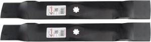 2 Mower Blades for John Deere GX22151 GY20850 D100 D110 D120 LA115 42in. Deck