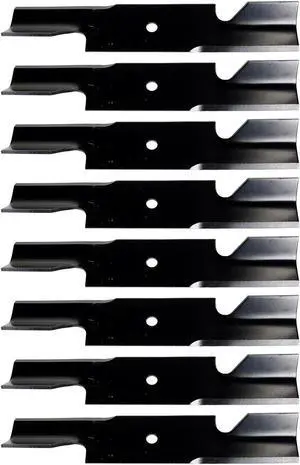8 USA Mower Blades U11184BP Extra High-Lift for Scag 48110, 481706, 481710, 48184, 482461, 482877 A48110, A48184 Length 16-1/2 in. Width 3 in. Thickness .203 in. Center Hole 5/8 in. 32 in. 48 in. Deck