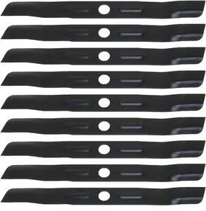 9 USA Mower Blades® BD19BP Low Lift Mulching Blade Replaces Black and Decker® 9054143 90541433-01 Length 18 1/2 in. Width 1 3/4 in. Thickness .150 in. Center Hole 1 in.