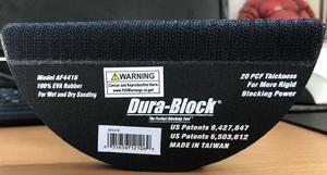Dura-Block 6 Half Round Hook & Loop TACO Hard Sanding Block