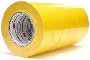 Quality 3M 06654 Masking Tape 1.5" Yellow (6 Rolls) 6654