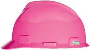 MSA SAFETY 10155231 V-Gard Front Brim Hard Hat, Cap Style, Type 1, Class E,