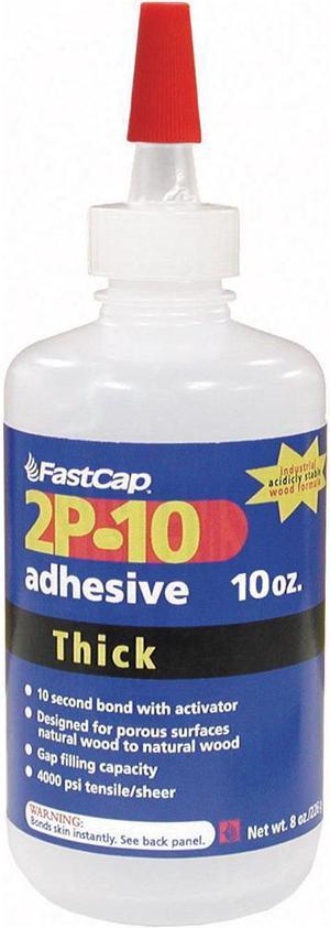 FastCap 2P-10 Professional Thin 10 oz Wood Formula Super Glue Adhesive,  2-Pack