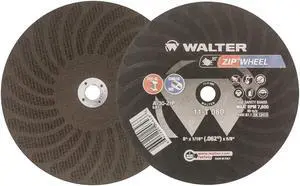 Walter Zip+ Superior Performance Cutoff Wheel, Type 1, Round Hole (Pack of 25)