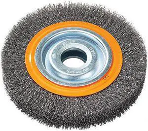 Walter 13B040 Stringer Bead Wheel Brush - 4 in. Orange Abrasive Wheel Brush