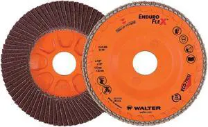 Walter 15R706 ENDURO-FLEX Abrasive Flap Disc - [Pack of 10] 60 Grit, 7 in.