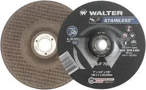 Walter08F455 Grinding/Cutting Wheel Pack of 10 4.5in Abrasive Wheel w/Round Hole Walter08F455 Grinding/Cutting Wheel Pack of 10 4.5in Abrasive Wheel w/Round Hole