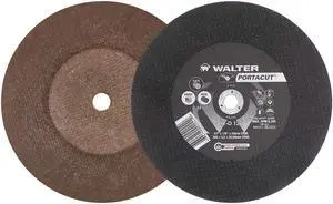 Walter Portacut High Speed Cutoff Wheel Round Hole Silicon Carbide, 12" Diameter