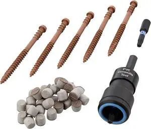 Pro Plug® PVC/Comp - Epoxy Kit 10 x 2-3/4" 150 165 100 lf Silver Oak PXDC313S275