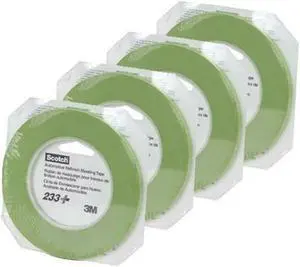 3M Fine Line Tape 233 Masking Scotch Automotive Refinish 6mm X 55m 4 Rolls 26344