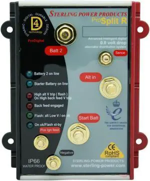 Sterling Pro Split R - Alternator 0.0V Drop Splitting System