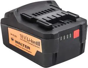 Walter 34B001 ZipWheel Cutter Replacement Lithium Ion Battery Pack, 5.2 Ah