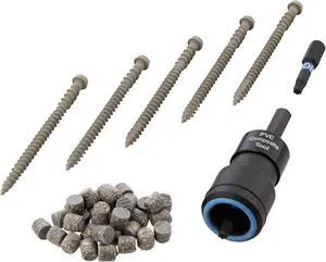 Pro Plug® PVC/Comp - Epoxy Kit 10 x 2-3/4" 150 165 100 lf Trex® Pebble Grey
