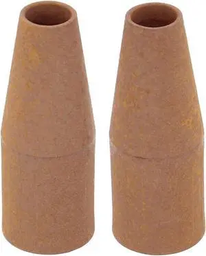 Walter Welding Nozzle 2pc Set - 3/8in Diameter Pre-Coated Ceramic E-Weld Nozzles