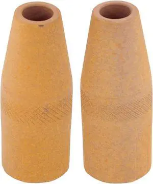 Walter Welding Nozzle 2pc Set - 3/8in Diameter Pre-Coated Ceramic E-Weld Nozzles