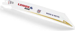 LENOX 618G 6" L x 18 TPI Metal Cutting Tin Coated Bi-Metal