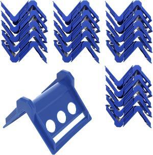 BISupply Corner Edge Protectors - 40pk 4" Flatbed Edge Plastic Corner Protectors