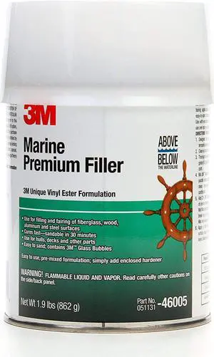 3M Marine Premium Filler, 46005 1 qt