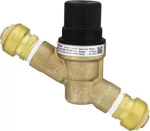 Resideo Water Pressure Regulator Valve - 3/4in DN20 Push Connect Relief Valve