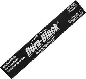Dura-Block Sanding Block Holder Pad - 16in Ultra-Flex Scruff Pad for Auto