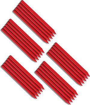 FastCap FATBOYREDREFILL Woodworking Fatboy Refill with 25 Red Crayons Refills