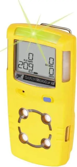 BW Technologies MCXL-XWHM-Y-NA GasAlertMicroClip XL 4 Gas Detector