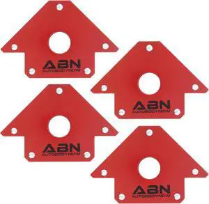 ABN Arrow Welding Magnet - 4pk 50lb Positioning Square Welding Clamps