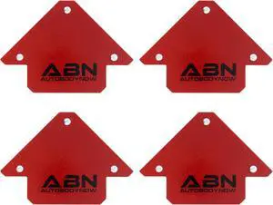 ABN Arrow Welding Magnet - 4pk 25lb Positioning Square Welding Clamps