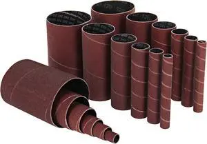 ABN Aluminum Oxide Wood Sanding Sleeves 18-Pack 4.5 Inch Long Sandpaper Rolls