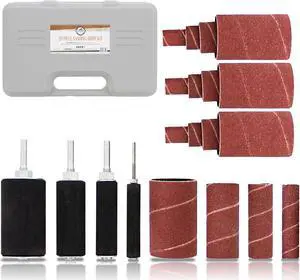DCT | Sanding Drum Kit Rubber Sanding Drums and Spindle Sander Sleeves 20pc