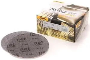 Mirka AE23205025 5" Autonet 240 Grit Mesh Grip (Hook and Loop) Sanding Discs