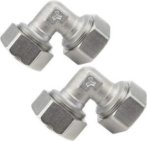 Maxline M8067 Elbow Fitting for 3/4-Inch Tubing (2-Pack)