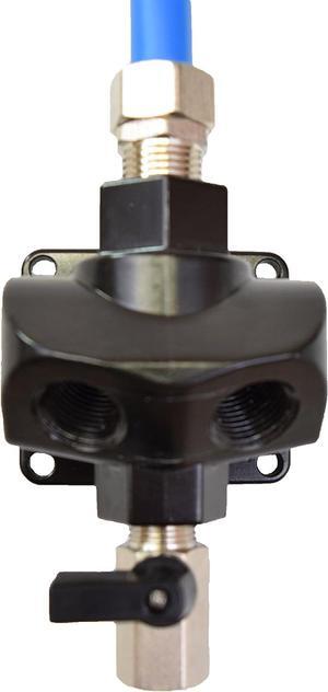 Maxline M8201 Dual Port Outlet Kit with 3/4-Inch Tubing and 1/2-Inch NPT Outlet