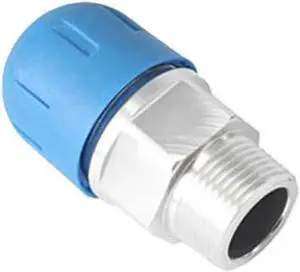 3/4" x 3/4" Rapid Air FastPipe MNPT Adapter F1118 Compressed Air Piping Piece