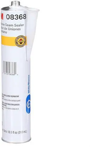 3M Urethane Seam Sealer, 08368, White Color, High Solids, 310mL/10.5 fl oz