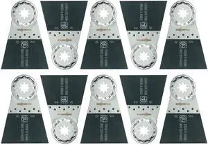 Fein 63502161290 Bi-Metal Oscillating Blade (10 Pack), 2-9/16 x 2"
