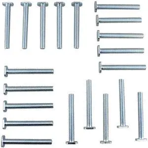 DCT | Tee Bolt Set  20 Pack 2-1/2 Inch T Bolts Woodworking, 5/16" Inch Thread