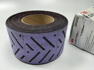 3M 3M-35500 80 mm x 8 m Cubitron II Hookit Clean Sanding Sheet Roll